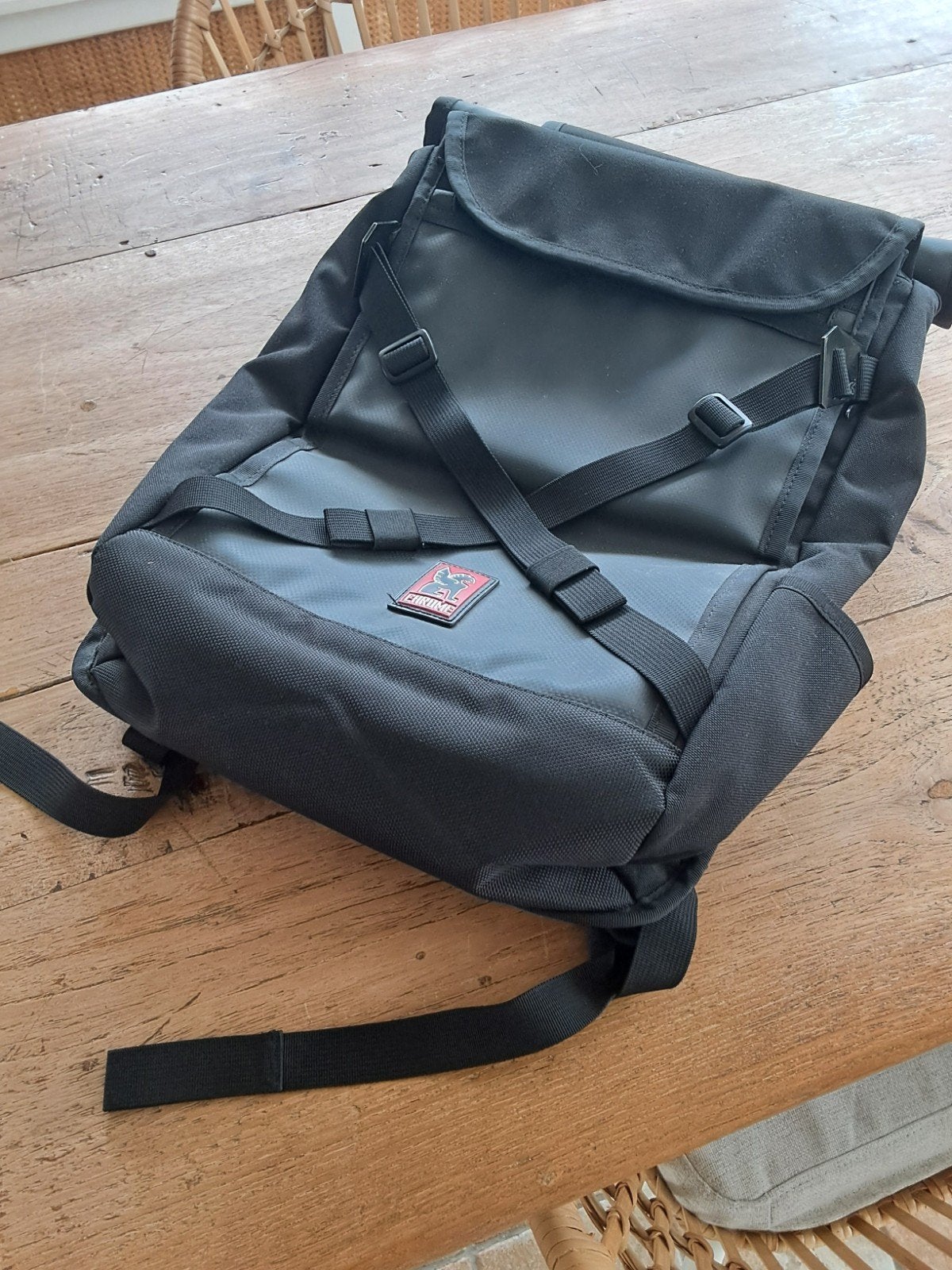 Chrome Industries Barrage Cargo Backpack Zwart, 25 tot 40 cm, Ophalen of Verzenden, Zo goed als nieuw, Waterdicht