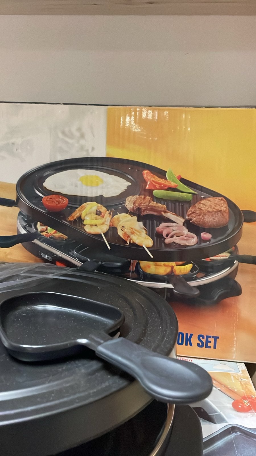 Princess Raclette Grill - Nieuw in doos, Ophalen, Nieuw, 4 t/m 7 personen