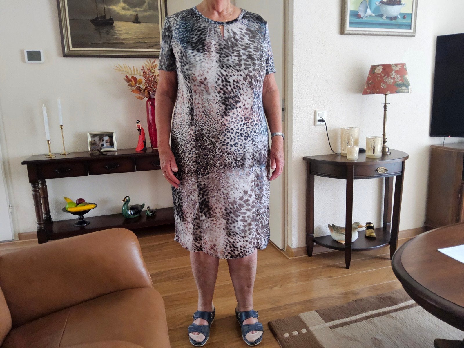 Gerrie Weber jurk mt 46 zgan, Maat 46/48 (XL) of groter, Ophalen of Verzenden, Zo goed als nieuw, Gerrie weber