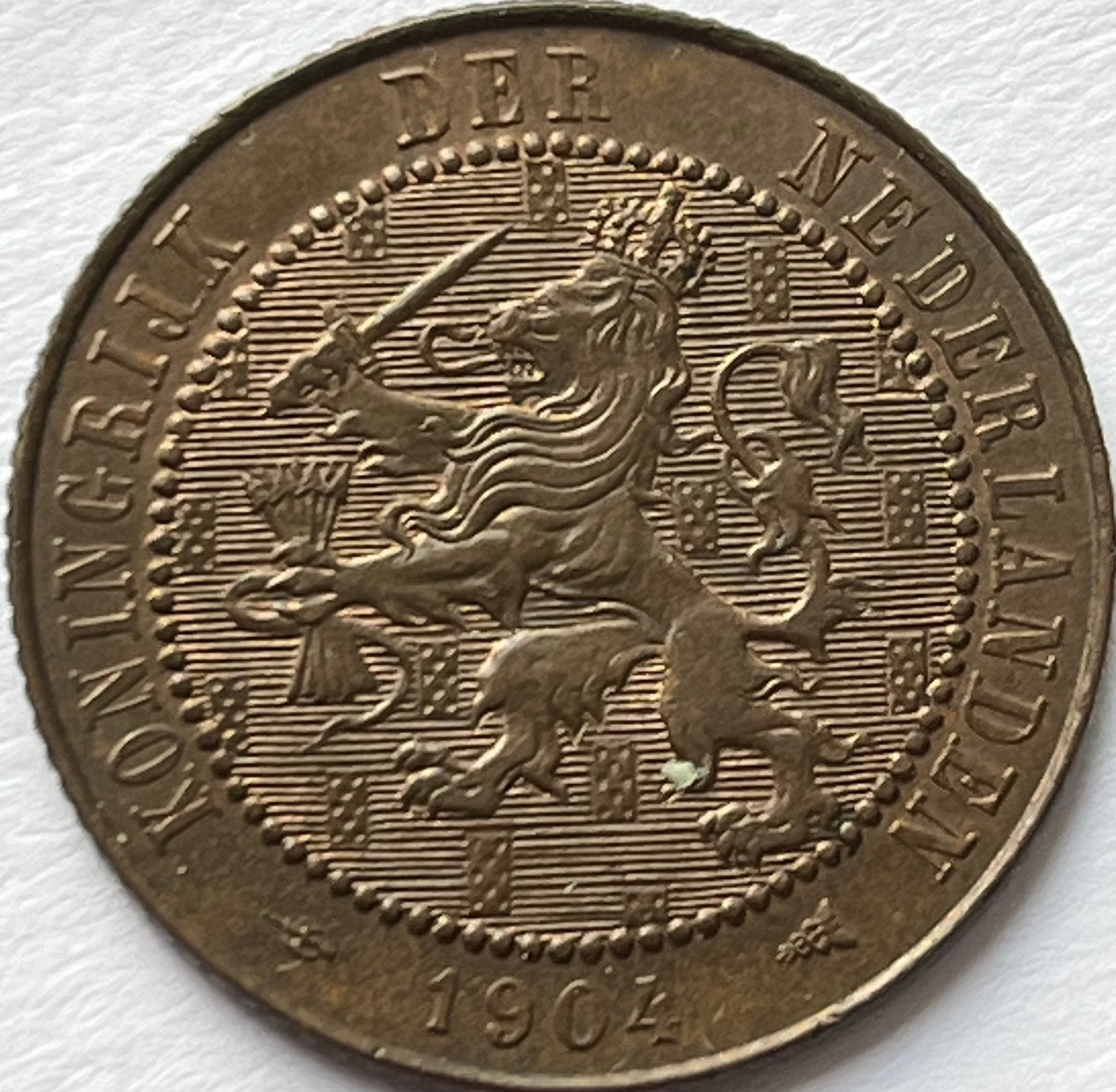 Schitterende 2,5 cent 1904, Postzegels en Munten, Ophalen of Verzenden, Koningin Wilhelmina, Overige waardes, Losse munt