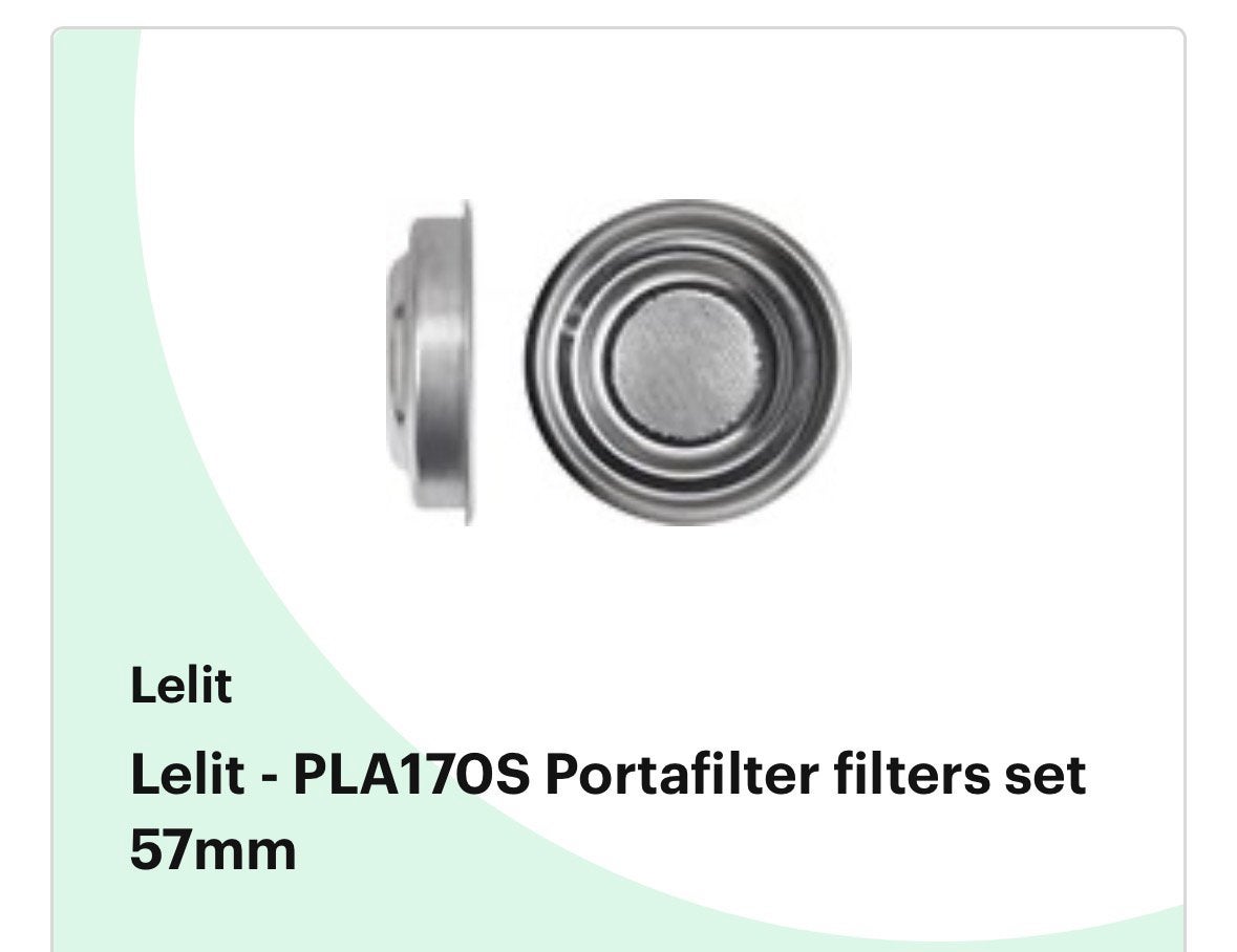 Koffie filter set voor pistonmachine, Witgoed en Apparatuur, Ophalen of Verzenden, Nieuw, Overige merken, Barista-accessoire