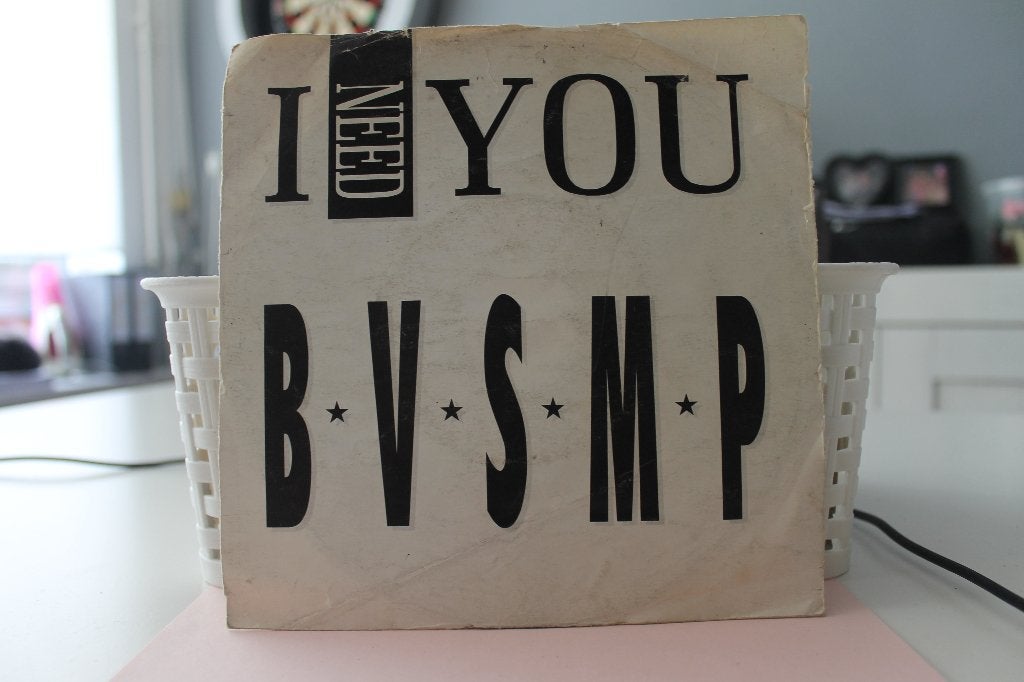 7" Single B.V.S.M.P. - I Need You + Instrumentaal, Gebruikt, 7 inch, Ophalen of Verzenden, Pop