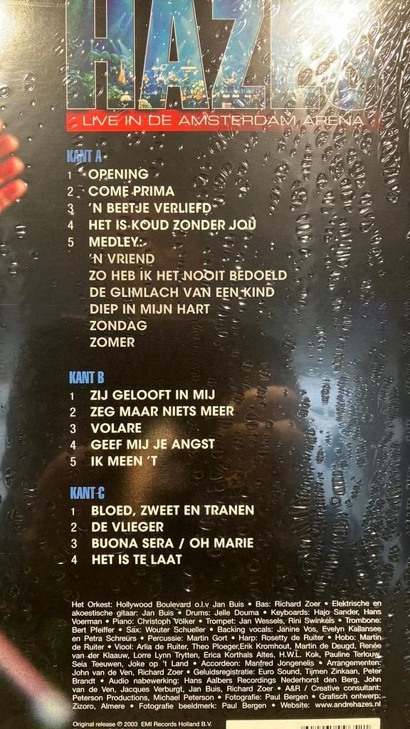André Hazes - Hazes live in de Amsterdam Arena, Ophalen of Verzenden, Nieuw in verpakking, Overige formaten, Levenslied of Smartlap