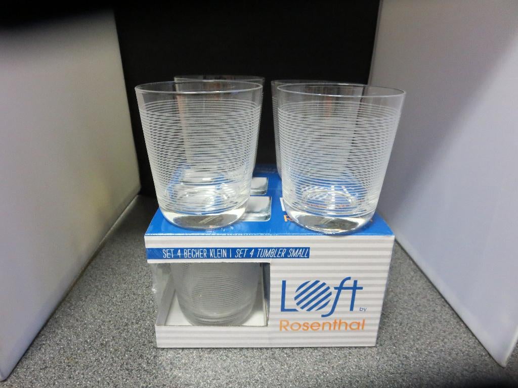 Glazen Thomas Loft servies, Glas of Glazen, Rosenthal@ttpconcepts.nl, Ophalen of Verzenden, Glas