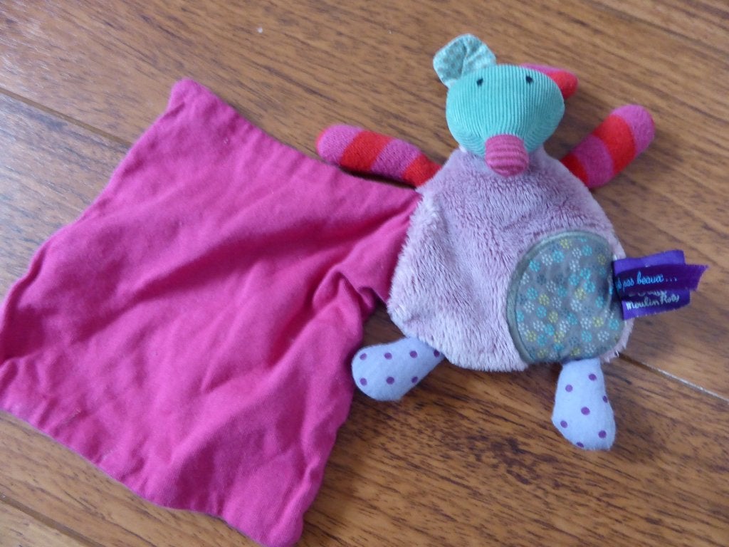 Knuffeldoek Moulin Roty (1.2), Kinderen en Baby's, Ophalen of Verzenden, Zo goed als nieuw, Overige typen, Overige merken