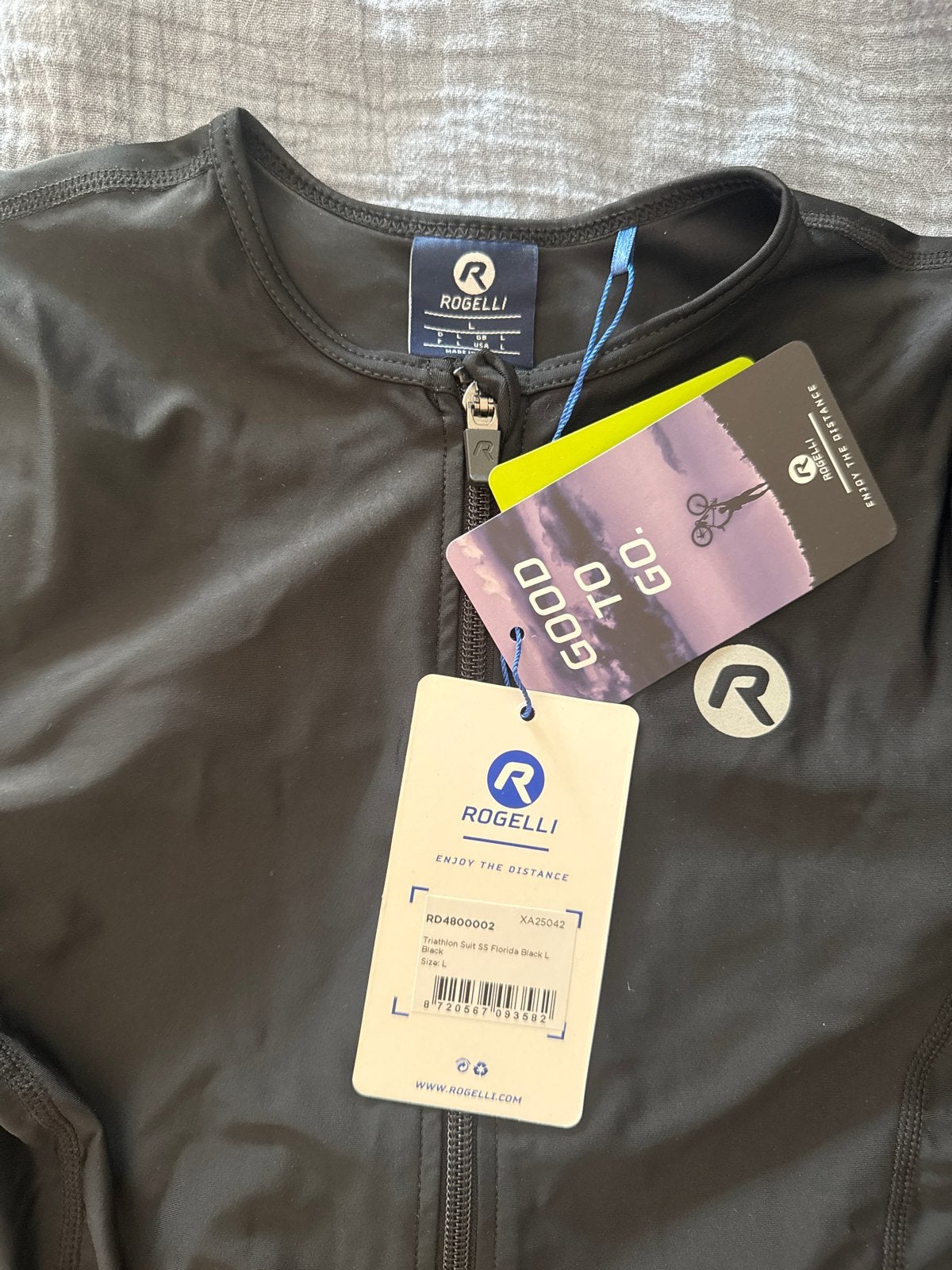Roggeli Triathlon Suit maat L - ONGEDRAGEN, Kleding | Heren, Maat 52/54 (L), Zwart, Nieuw, Ophalen of Verzenden
