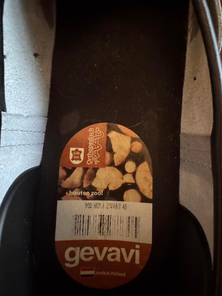 Gevavi klompen met houten zool, zwart, maat 44, Kleding | Heren, Schoenen, Ophalen of Verzenden, Nieuw, Zwart, Klompen