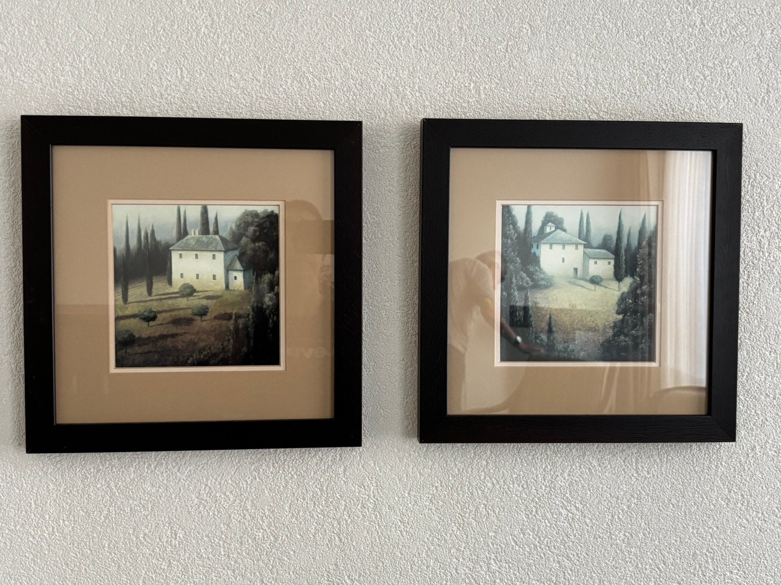 Schilderij 2 stuks, Antiek en Kunst, Ophalen of Verzenden, Landschap