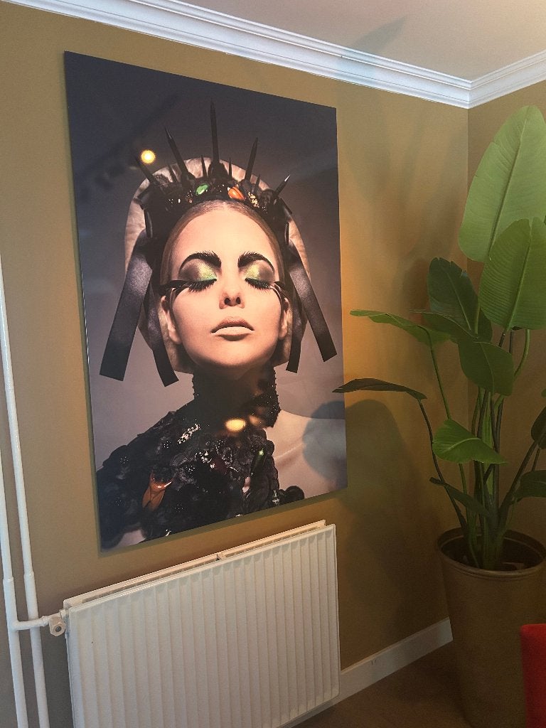 AluArt Beauty Queen 100x150cm, Antiek en Kunst, Ophalen, Overige materialen, Overige technieken, Portret