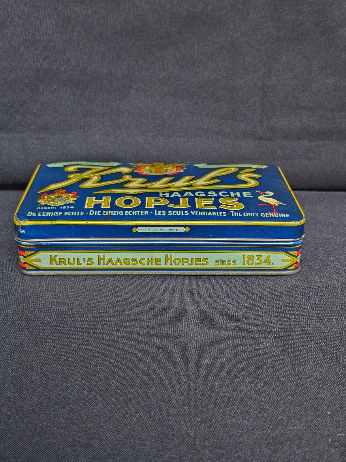 Krul's Haagsche Hopjes, Bekkers Dordrecht 1932-1940 (groot), Verzamelen, Ophalen of Verzenden, Gebruikt, Overige, Overige merken
