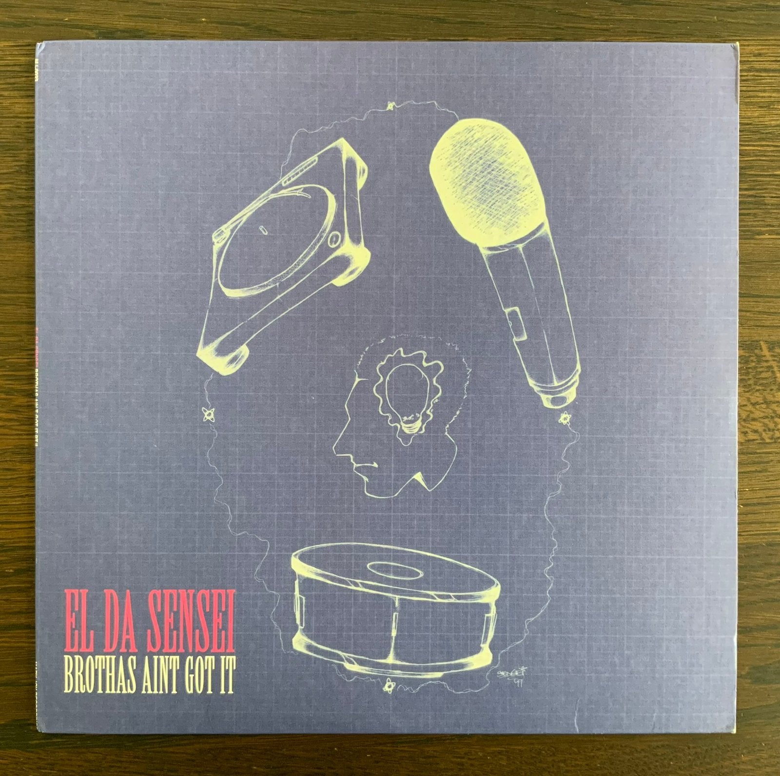 El Da Sensei - Brothas Ain’t Got it (Vinyl 12"), Ophalen of Verzenden, Zo goed als nieuw, 12 inch