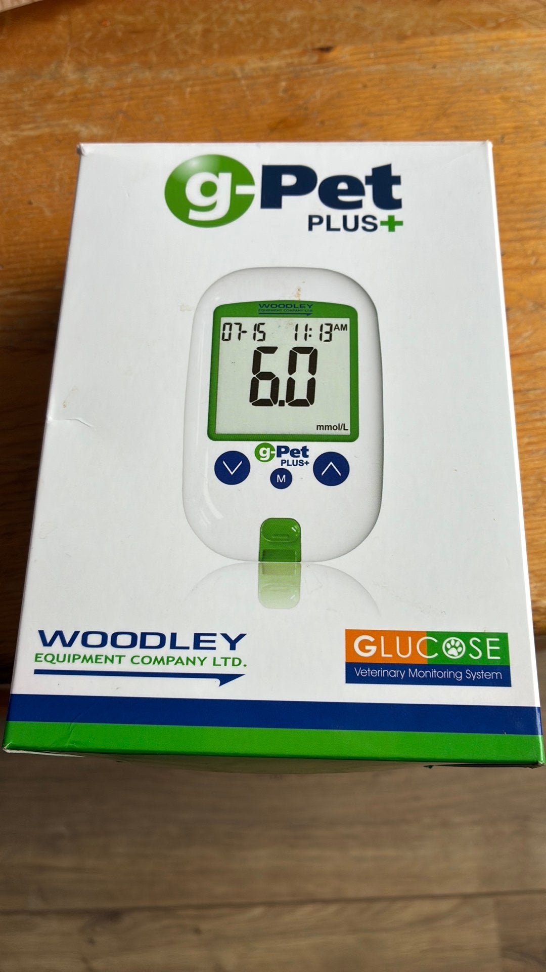 Woodley G-pet glucosemeter, Diversen, Verpleegmiddelen, Ophalen of Verzenden, Zo goed als nieuw