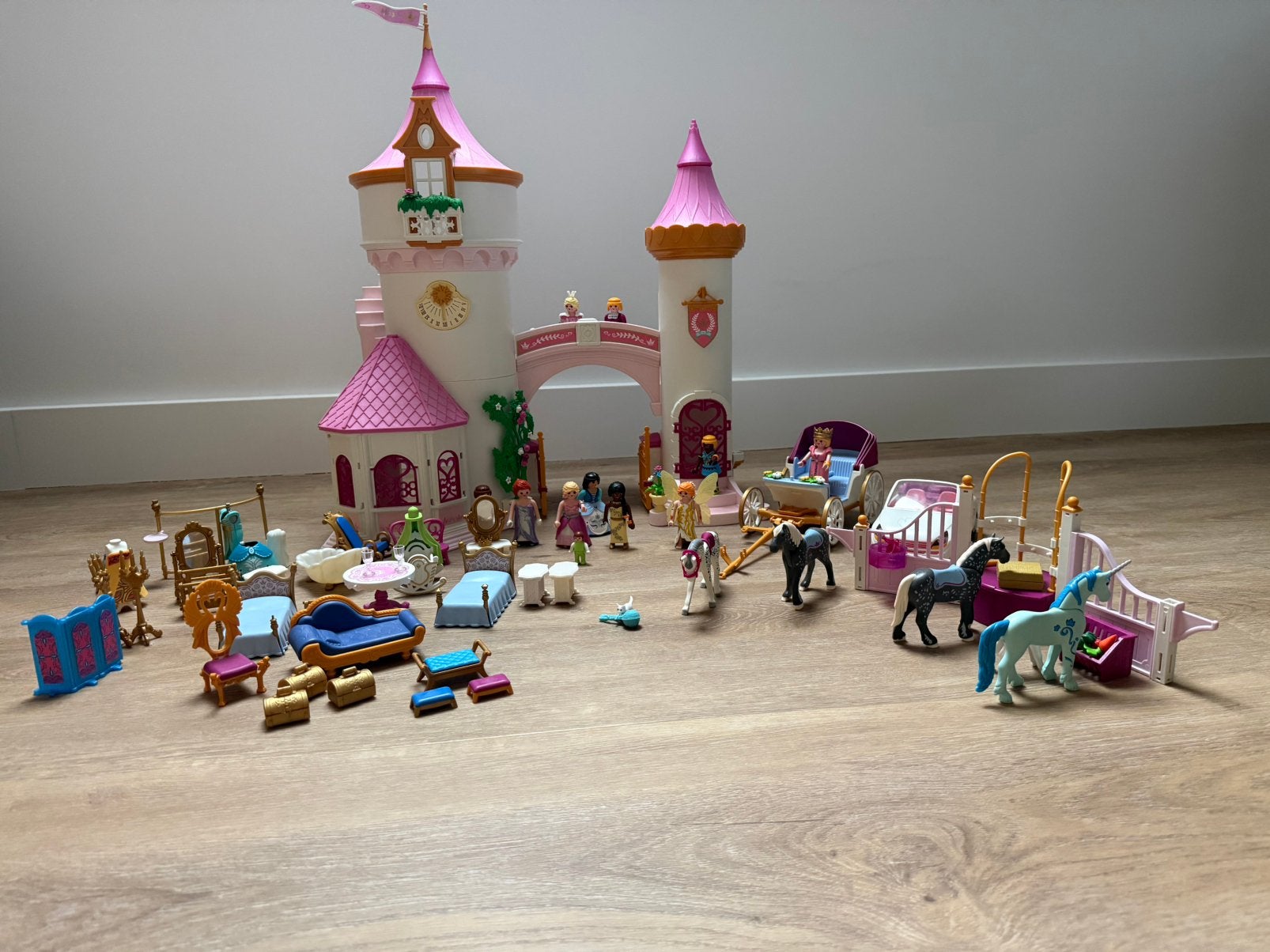Playmobil kasteel princess 70448 + accessoires, Kinderen en Baby's, Ophalen of Verzenden, Gebruikt