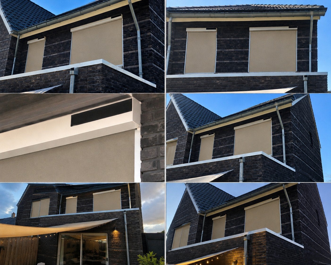5x Solar Rits Screens inclusief Afstandsbediening, Tuin en Terras, Zonneschermen, Ophalen, Nieuw, Screen, Elektrisch