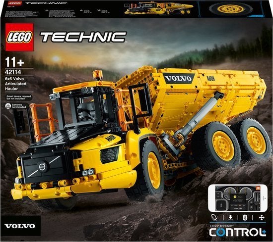Lego Volvo 6x6 Truck met kieptrailer (42114) nieuw sealed, Lego, Nieuw, Ophalen of Verzenden, Technic