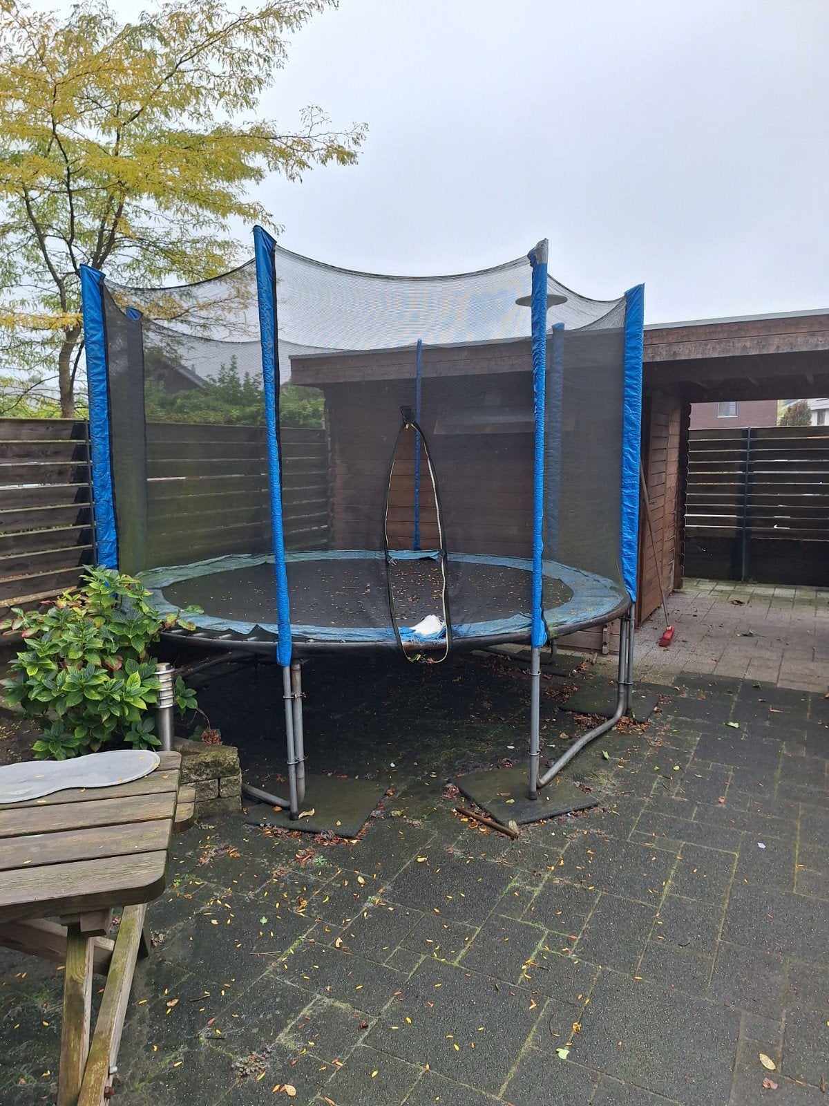 Gebruikte trampoline met extra's, Ø 3.05m, Ophalen, Gebruikt