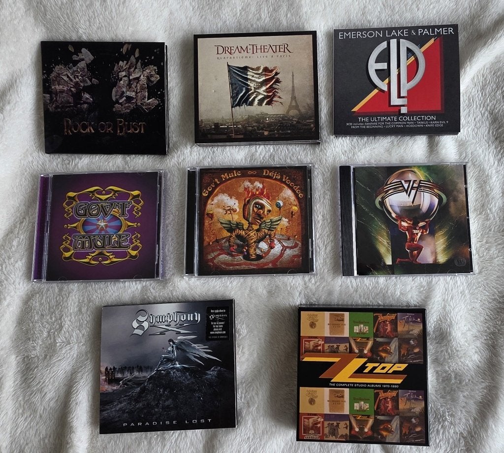 CD’s van AC/DC, Symphony X, Gov’t Mule, Van Halen en ZZ Top, Ophalen of Verzenden, Zo goed als nieuw