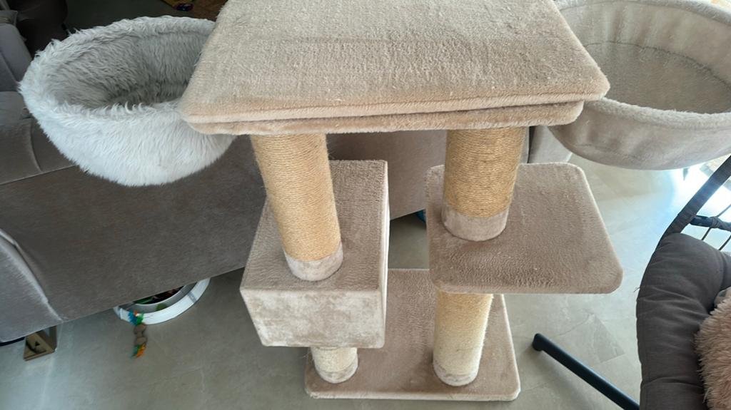 Ebi XL kattenmeubel (grote katten) met 2 hangmanden., Ophalen, Zo goed als nieuw, Krabpaal