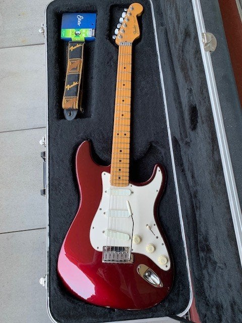 Fender Stratocaster Plus USA 1989 - Alesis quadraverb, Muziek en Instrumenten, Snaarinstrumenten | Gitaren | Elektrisch, Ophalen