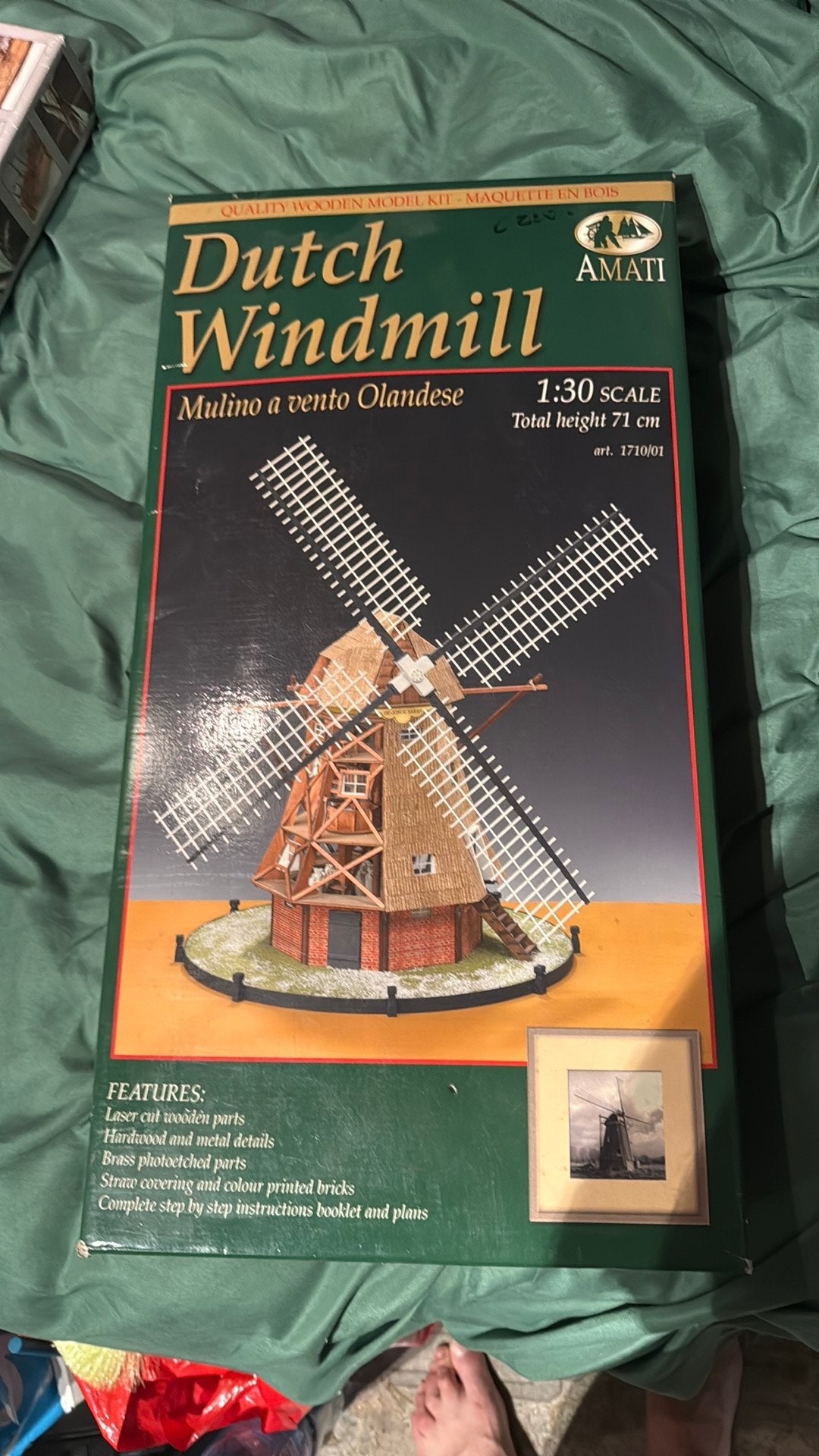 Vintage modelbouw molen, Ophalen of Verzenden, Zo goed als nieuw