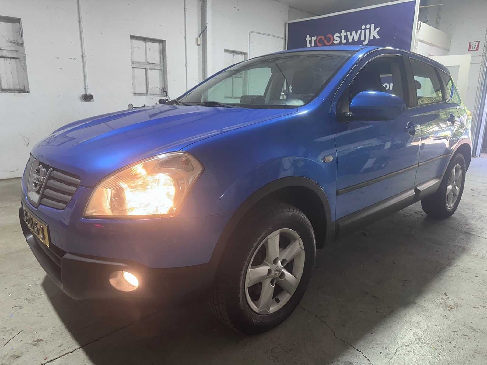 Nissan - Qashqai - 2.0 Tekna Premium - 41-GLS-3- 2008, Auto's, Voorwielaandrijving, Gebruikt, 4 cilinders, Blauw