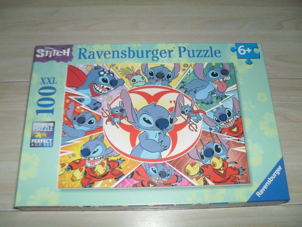 Stitch puzzle 100 XXL stukken, Ophalen, Minder dan 500 stukjes, Nieuw, Legpuzzel