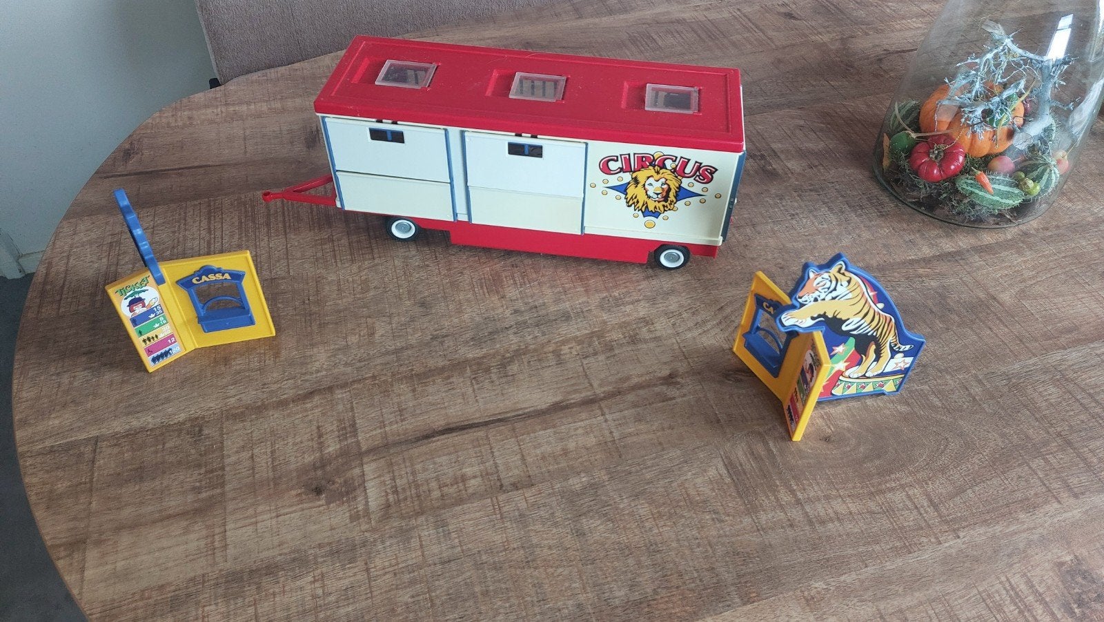 Playmobil Circus Dierenwagen met Dieren en Kassa, Ophalen, Gebruikt, Complete set, Voertuig
