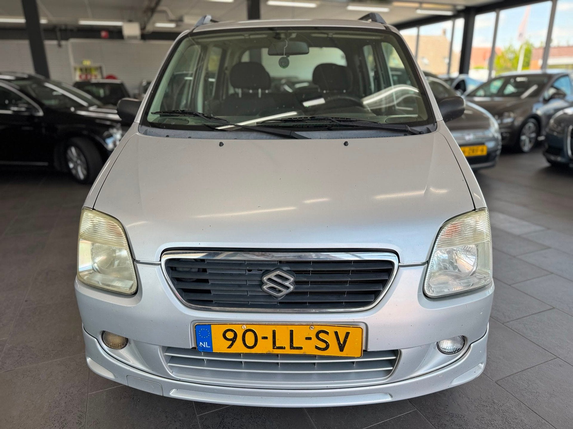 Suzuki Wagon R+ 1.3 Special 5-deurs airco elektrische pakket, Voorwielaandrijving, Stof, Gebruikt, Zwart