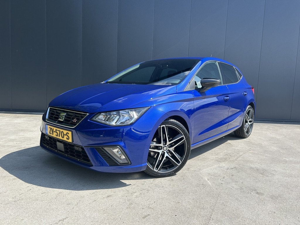 SEAT Ibiza 1.0 TSI FR CAMERA CRUISE LED NAVI ECC (bj 2019), Euro 6, Blauw, 116 pk, Ibiza