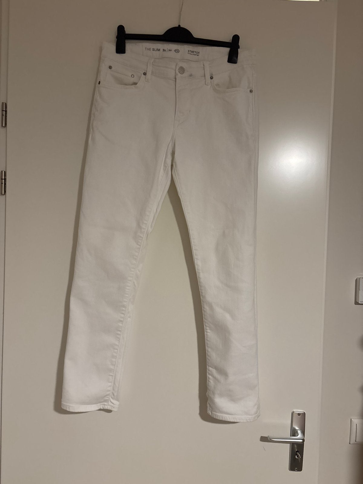 C&A The Slim Stretch Jeans Wit - Maat W36/L32, Kleding | Heren, Spijkerbroeken en Jeans, Ophalen of Verzenden, Nieuw, Wit, W36 - W38 (confectie 52/54)