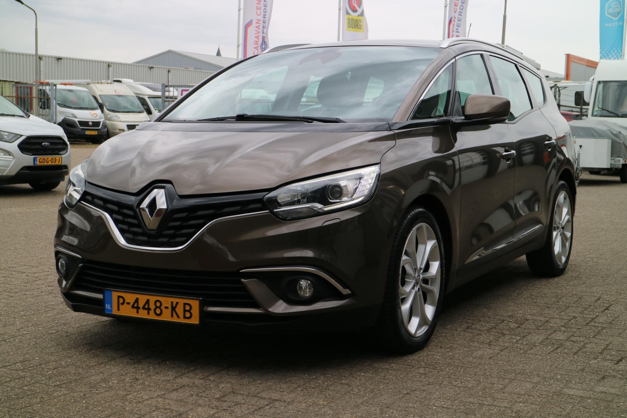 Renault Grand Scénic 1.2 TCe Zen 7p. | Goed onderhouden | T, Auto's, Voorwielaandrijving, Stof, Gebruikt, Euro 6