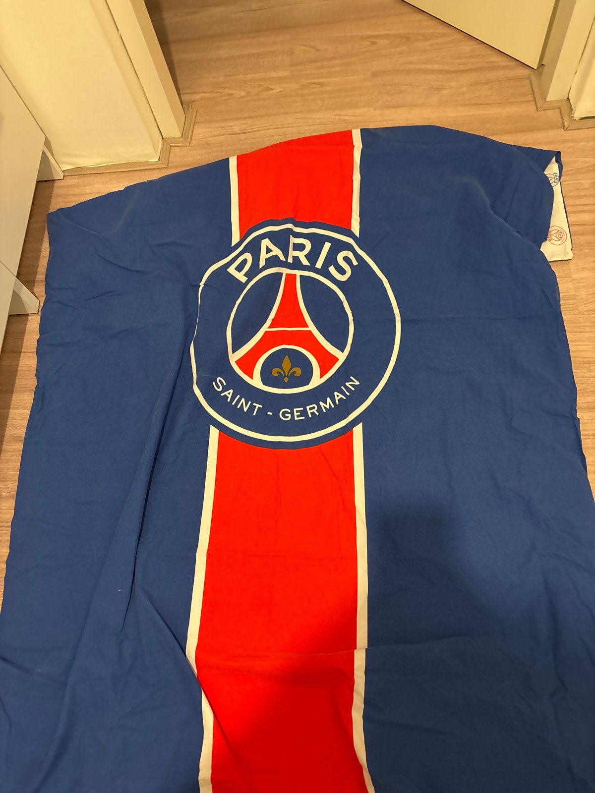 Eenpersoons dekbedovertrek Paris Saint-Germain, Ophalen, Gebruikt, Eenpersoons, Blauw