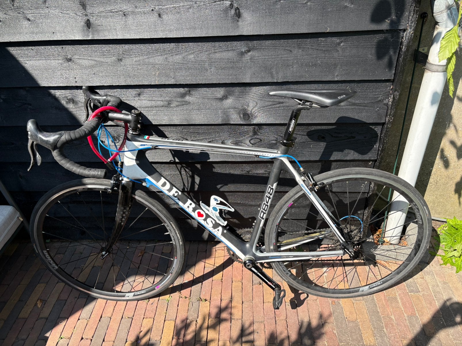 De Rosa R848 carbon racefiets met frameschade, Gebruikt, Carbon, Overige maten, 57 tot 61 cm