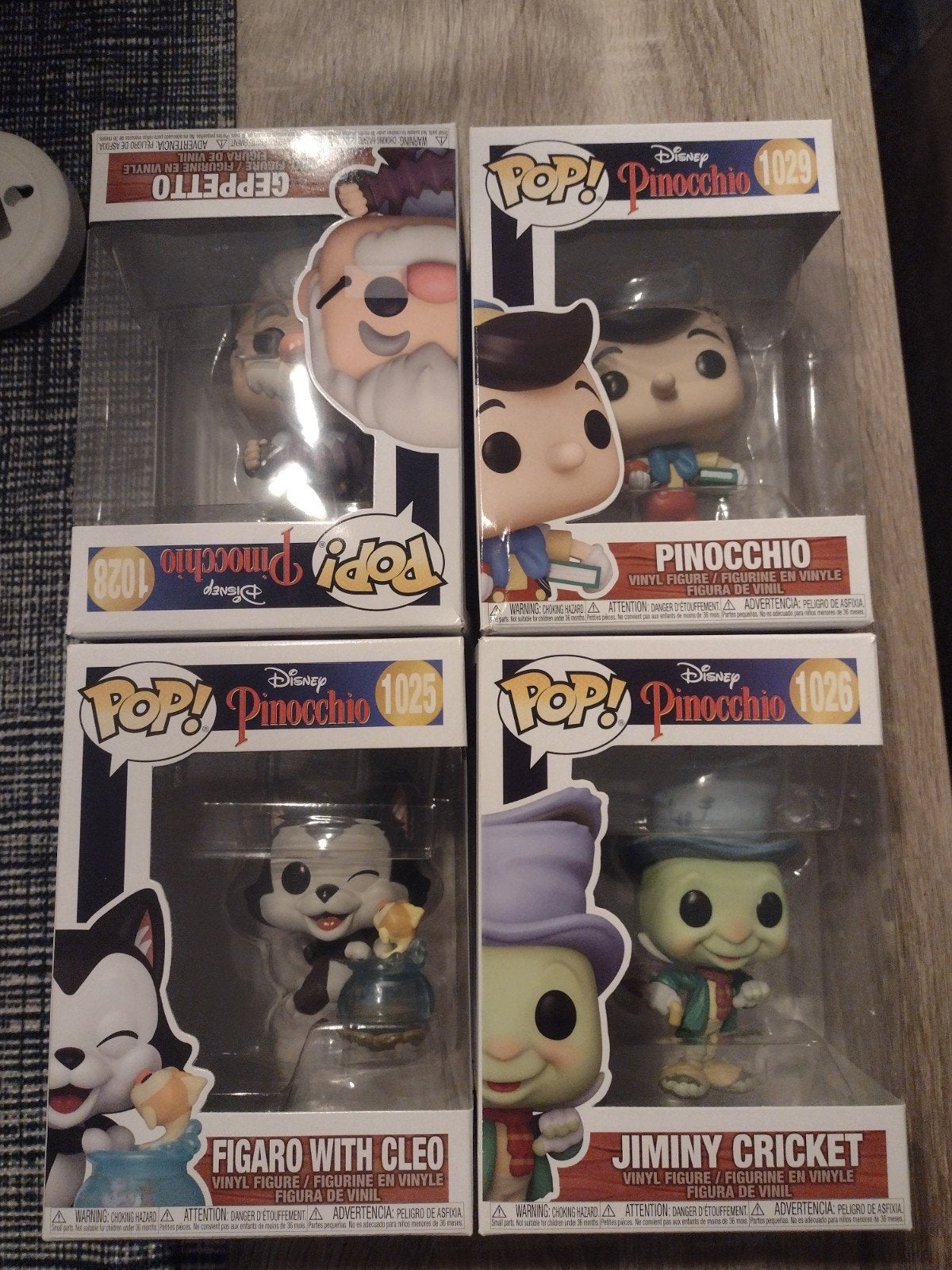 Disney Pinokkio figuurtjes, Ophalen of Verzenden, Overige figuren, Nieuw, Beeldje of Figuurtje
