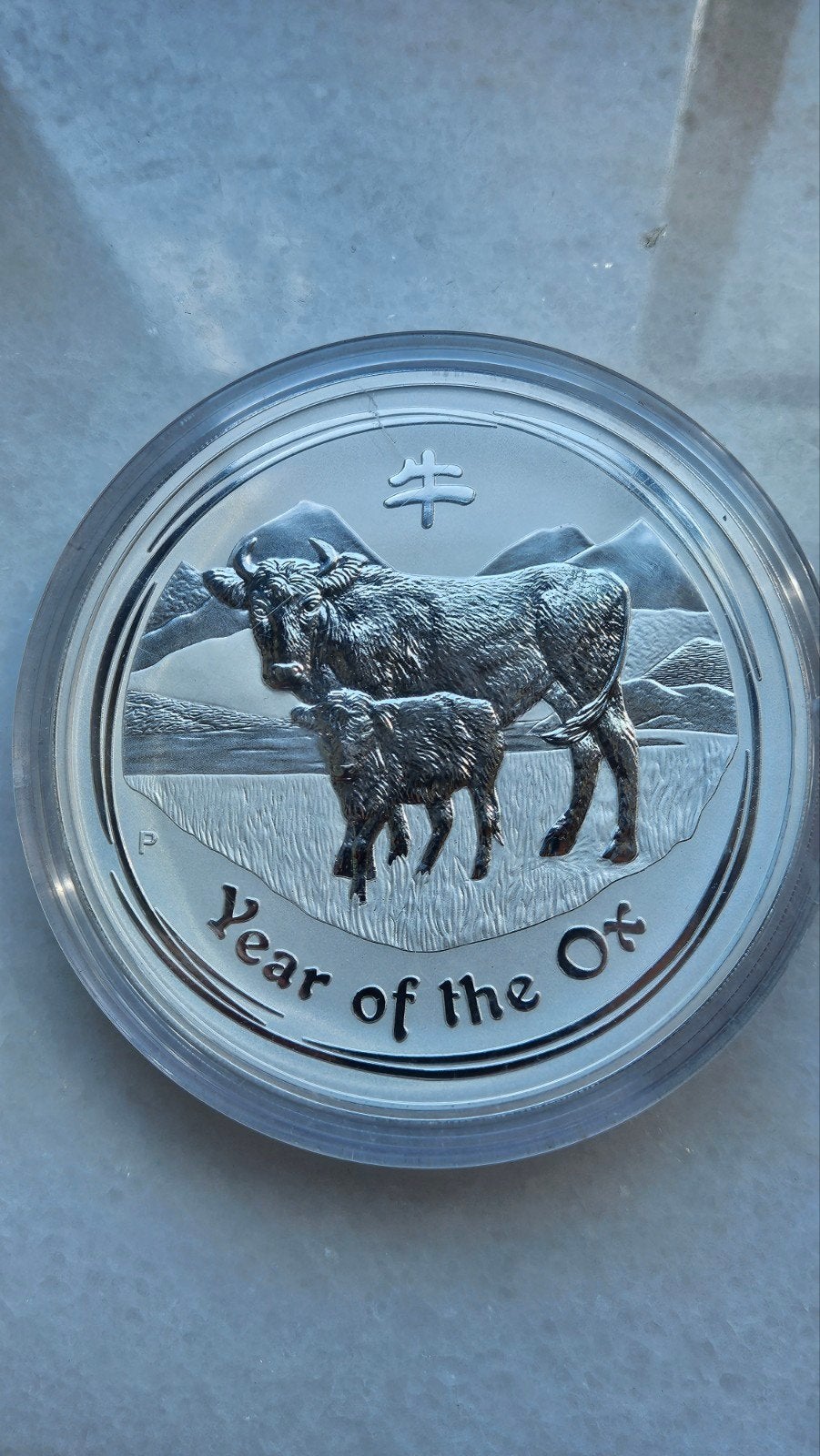 1 kilo year of the ox 2009, Ophalen of Verzenden, Zilver