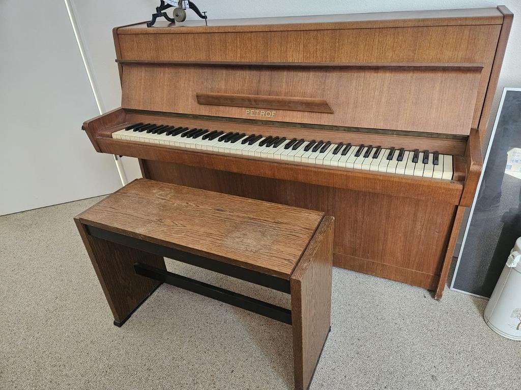 Petrof Piano - Klassiek Houten Model, Ophalen, Gebruikt, Bruin, Piano