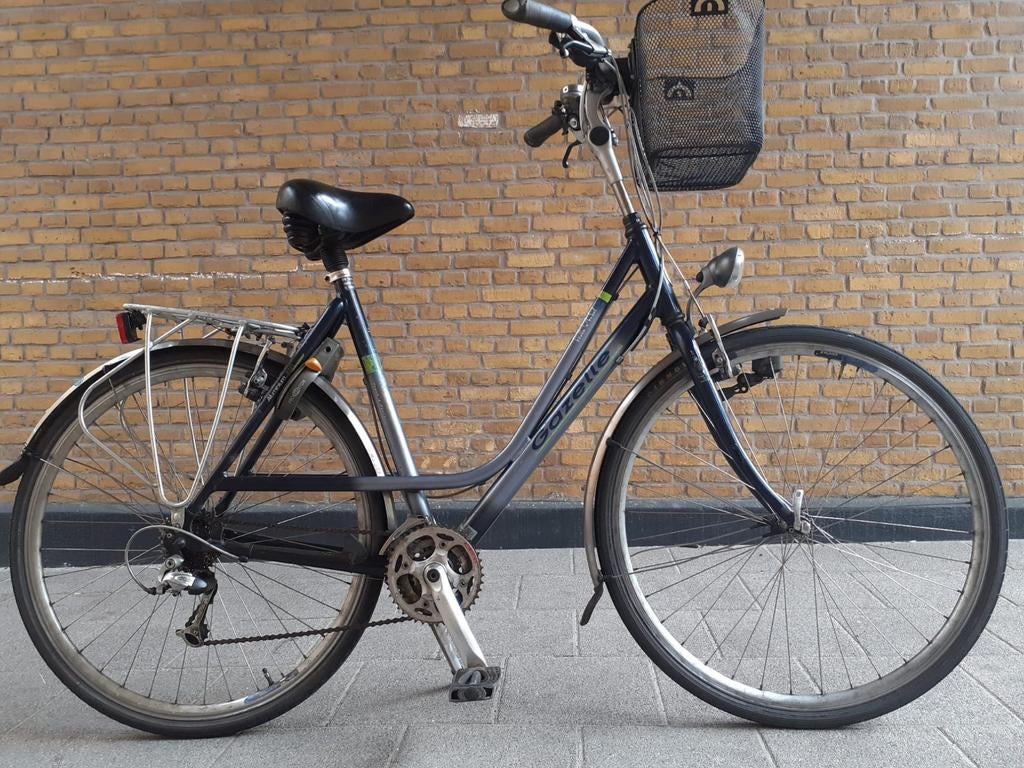 Damesfiets Gazelle 28 inch 21 versnellingen, Ophalen, Gebruikt, Gazelle, Versnellingen