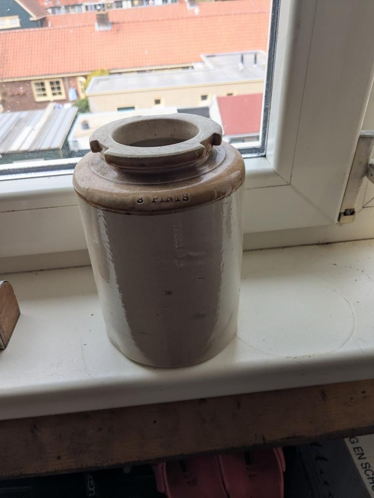 Vintage Keulse pot, Ophalen, Rond, Zo goed als nieuw, Aardewerk