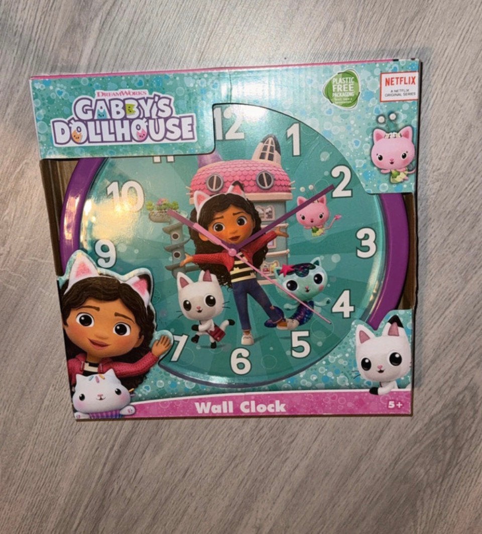 Gabby’s Dollhouse wand klok, Ophalen of Verzenden, Nieuw