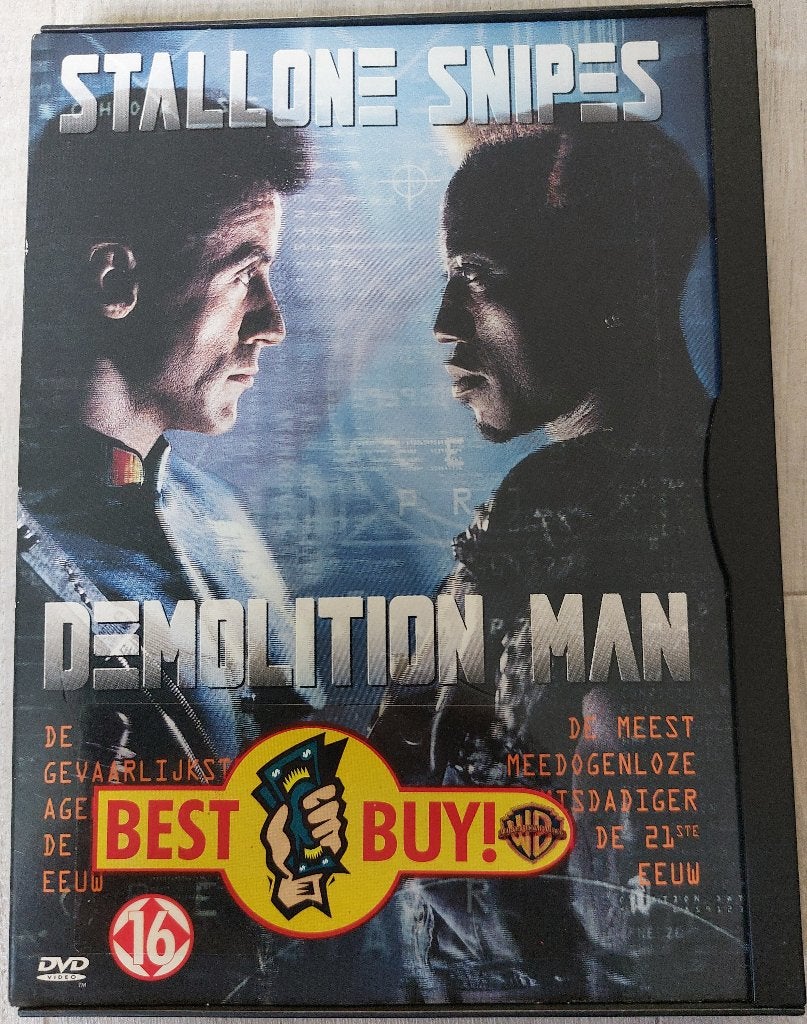 DVD Demolition Man (1993) Stallone en Snipes, Ophalen, Engels, Vanaf 16 jaar, Nederlands