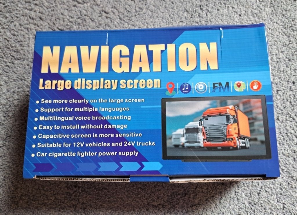 Navigatie met 9" scherm, Ophalen of Verzenden, Gebruikt