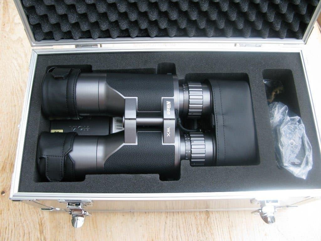 Nikon WX 10x50 verrekijker , nieuwstaat., Ophalen of Verzenden, Nieuw, 8 tot 12x, Dakkant (recht)
