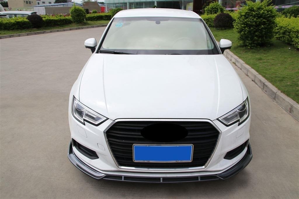 Carbon Look Spoiler Voorspoiler Splitter Voor Audi A3 8V Fac, Verzenden, Automotive Parts, A.parts@hotmail.nl, Trasmolenlaan 12 3447 GZ Woerden