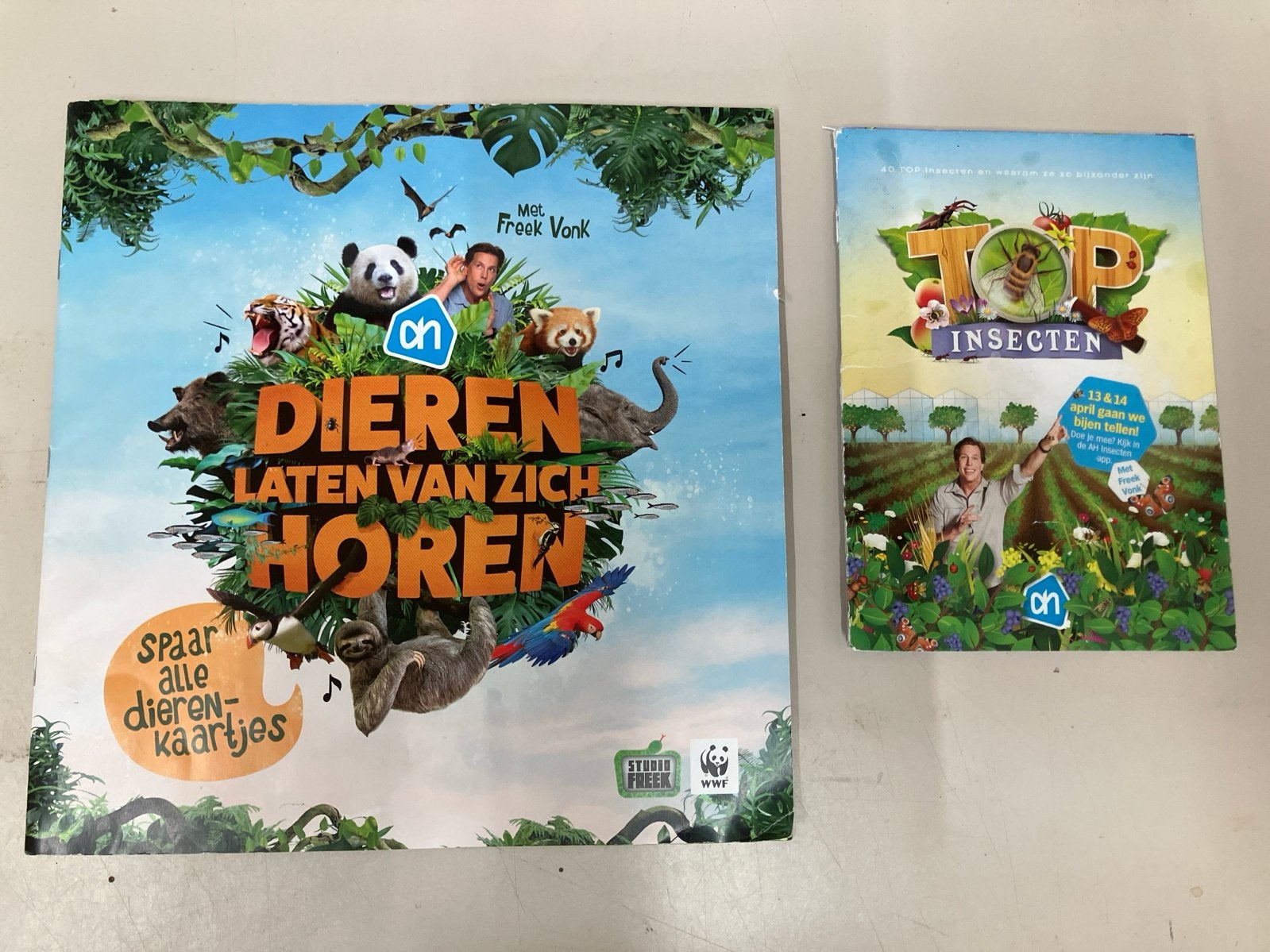 Plaatjesalbums Freek Vonk - Dieren laten van zich horen, Ophalen of Verzenden, Zo goed als nieuw, Plaatjesalbum