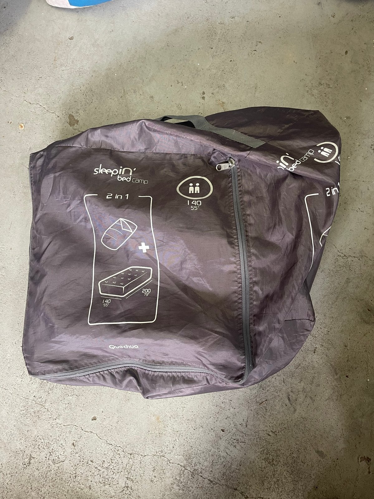 Quechua Sleepin' Bed Camp 2-persoons Luchtbed bijna gratis, Ophalen, Gebruikt, 2-persoons
