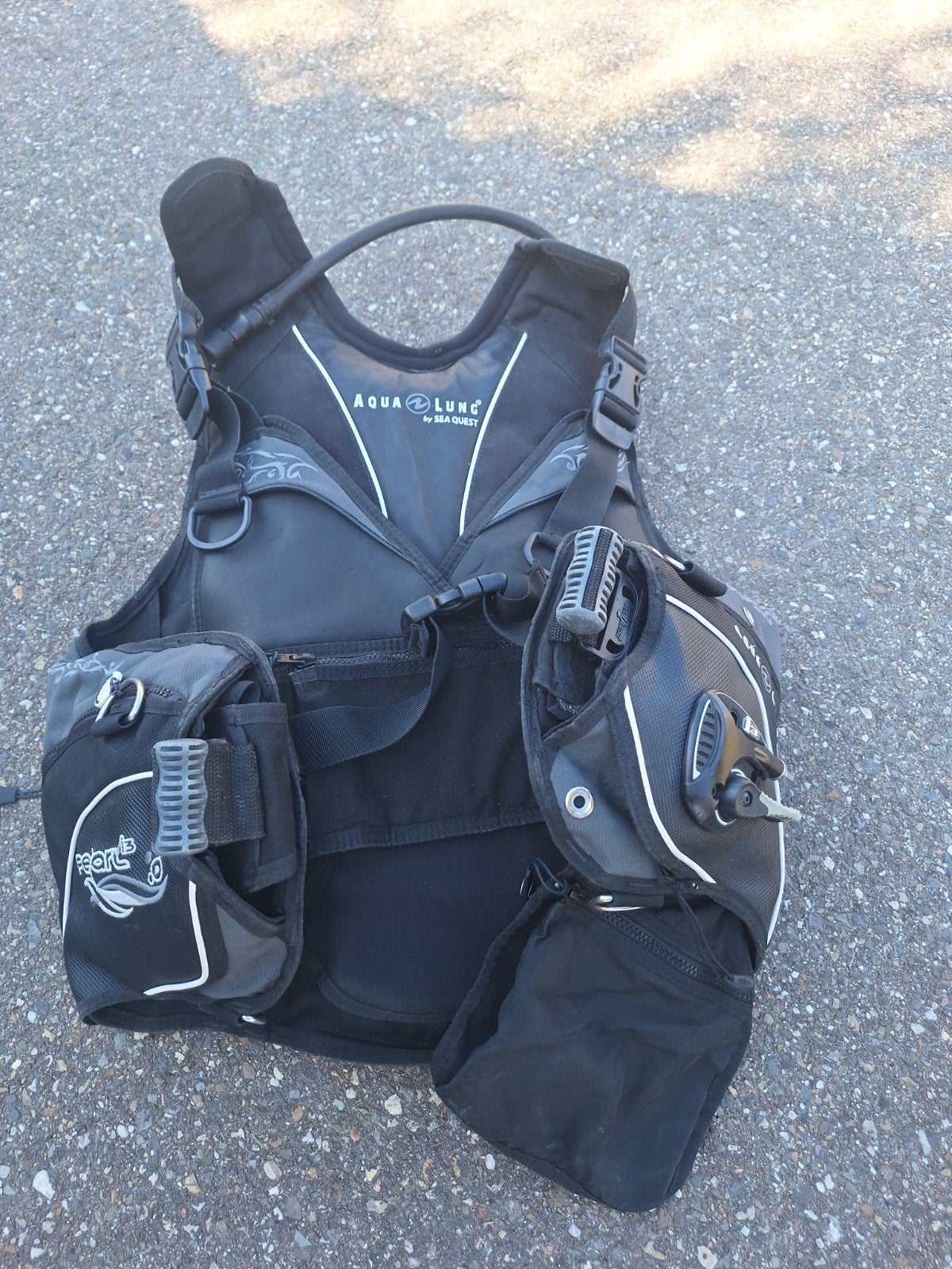 Aqualung dames jacket i3 maat S, Ophalen of Verzenden, Gebruikt, Trimvest of Wing