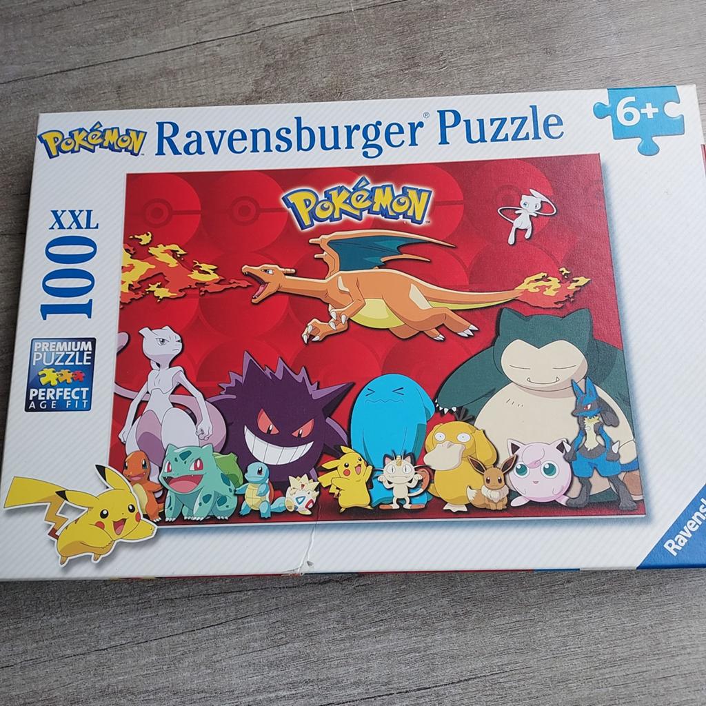 Pokemon puzzel 100 stukjes, Ophalen, Meer dan 50 stukjes, Gebruikt, 6 jaar of ouder