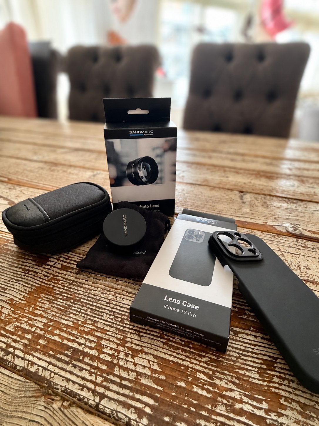 Sandmarc Telelens voor iPhone - 2x optische zoom, Overige merken, Beschermhoes/tas, Zo goed als nieuw, Telelens