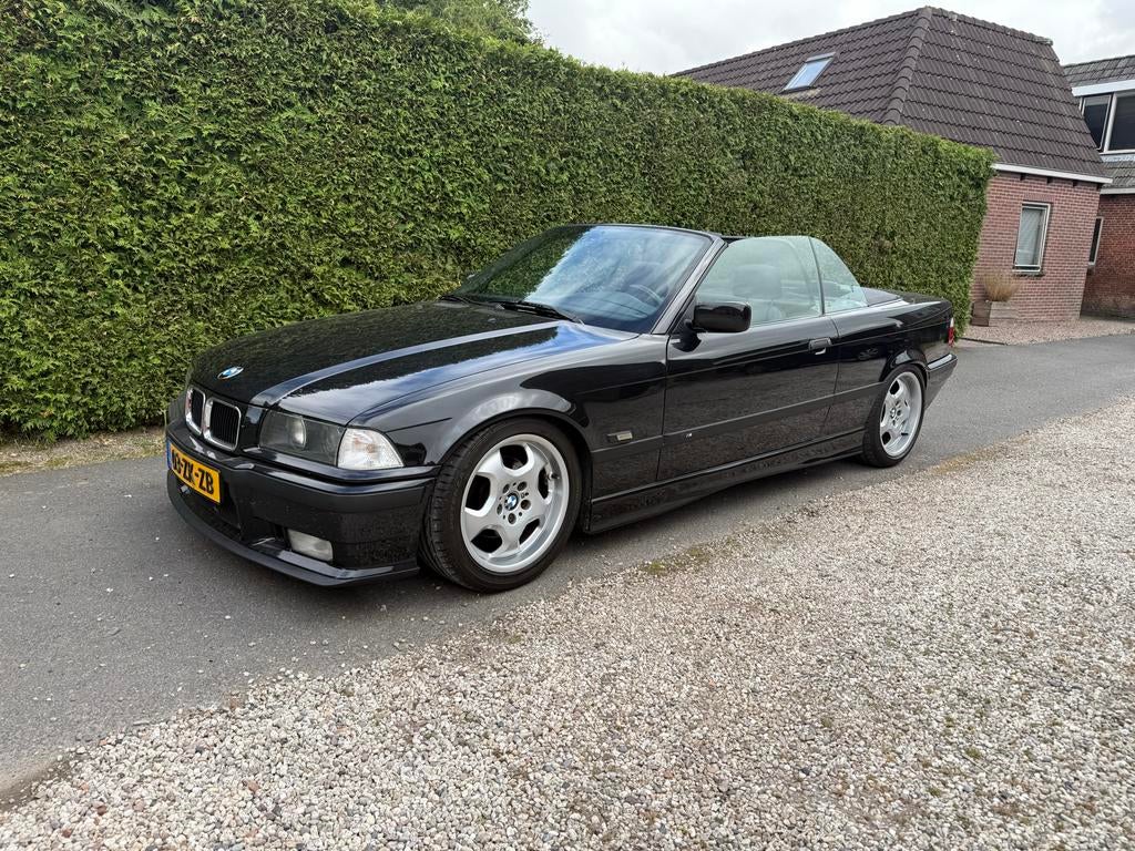 BMW 3-Serie 2.0 I 320 Cabriolet AUT E2 1994 Zwart, Automaat, Stoelverwarming, Achterwielaandrijving, Zwart