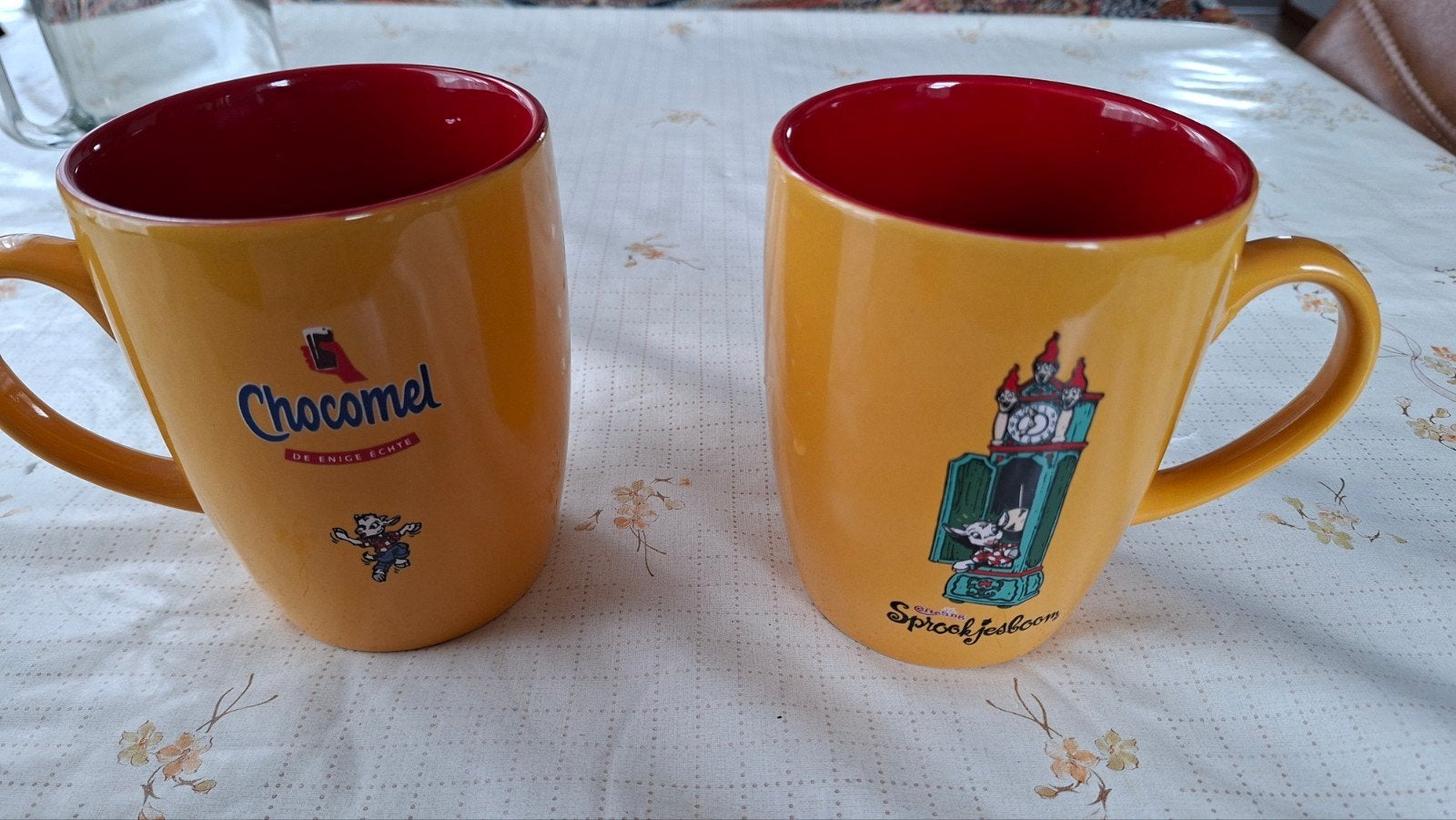 2 x efteling sprookjesbos chocomel mok halve liter Geitjes, Verzamelen, Ophalen of Verzenden, Zo goed als nieuw, Gebruiksvoorwerp